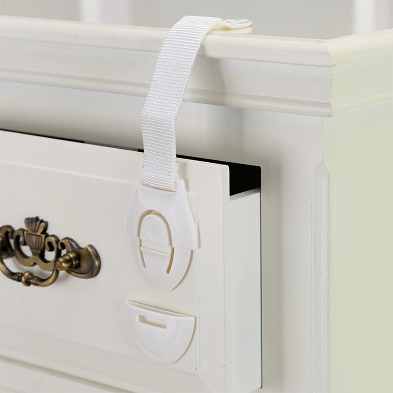 Cabinet Safety Lock 10 pcs Child Infant Baby Kids Toddler Door Cabinet Drawer Cupboard Refrigerator Safety Lock