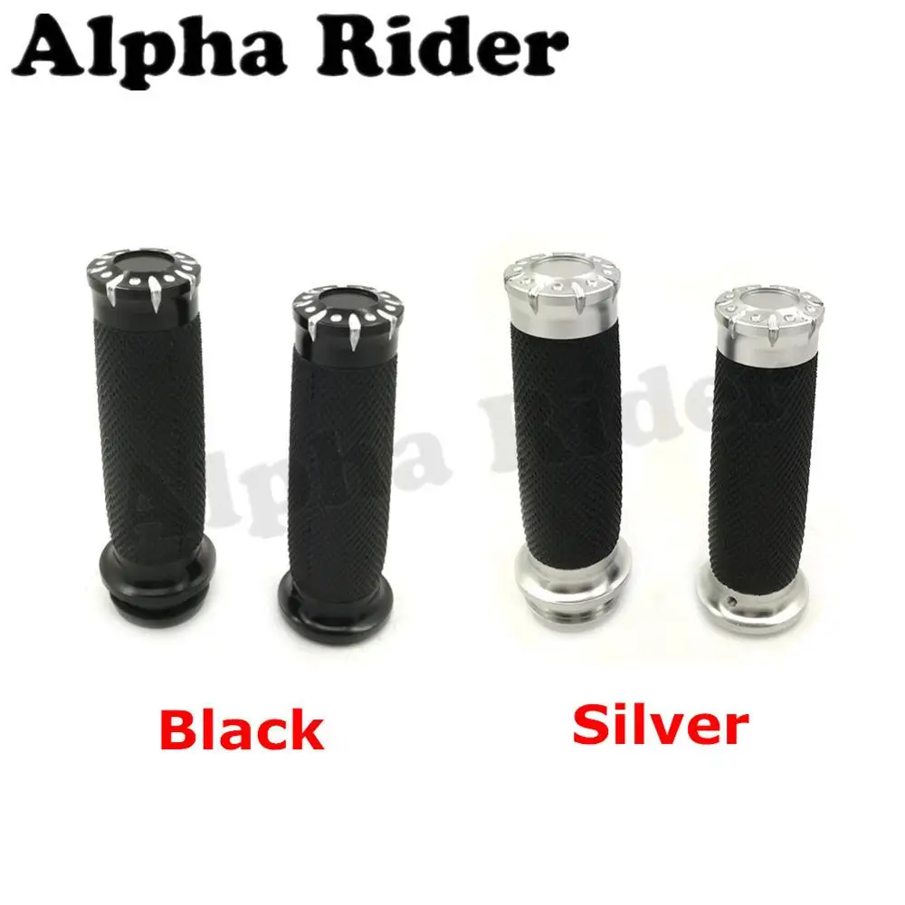 1" 25MM Handlebar Electronic Throttle Control Grips Handgrip for Harley