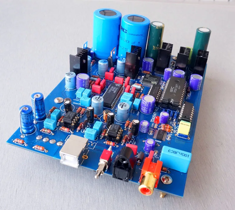 

new DIR9001+SM5813+SAA7350+TDA1547 DAC board 16Bit 48Khz Better than TDA1541