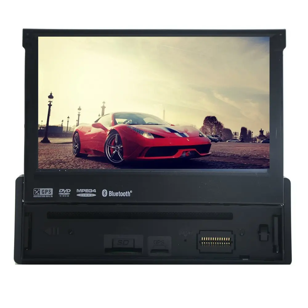 Windows Ce 6.0 In Dash Single Din Car Dvd Player Stereo Touch Screen
