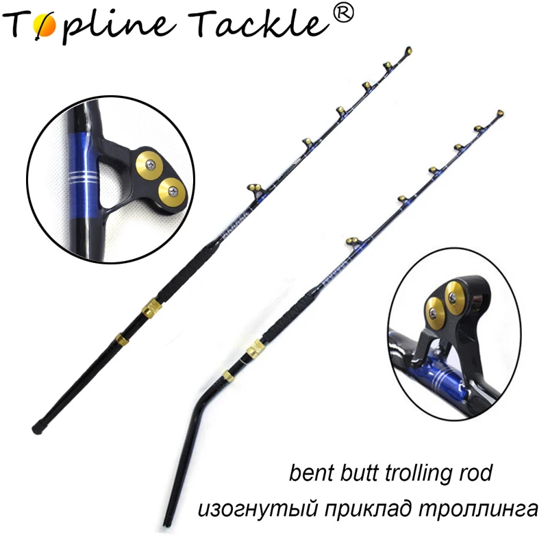 Topline Tackle 130lbs удилище для ловли на блесну 6 ƌ &quotFRP рыболовная удочка троллинга с