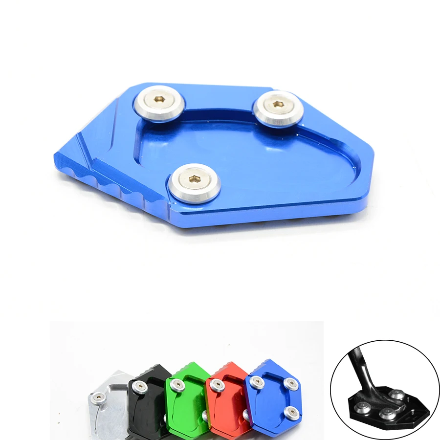 

Motorcycle CNC Aluminum Side Stand Enlarger extension pad Side Stand Enlarge FOR YAMAHA YZF-R3 R25 YZF R3 2015 2016 15 16