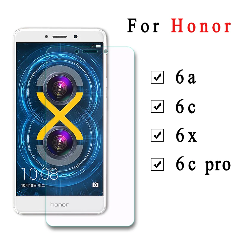 2 шт. чехол для Honor 6c Pro 6a 6x закаленное стекло Huawei Honer Onor 6 A X C 6cpro Honor6a Honor6x Honor6c