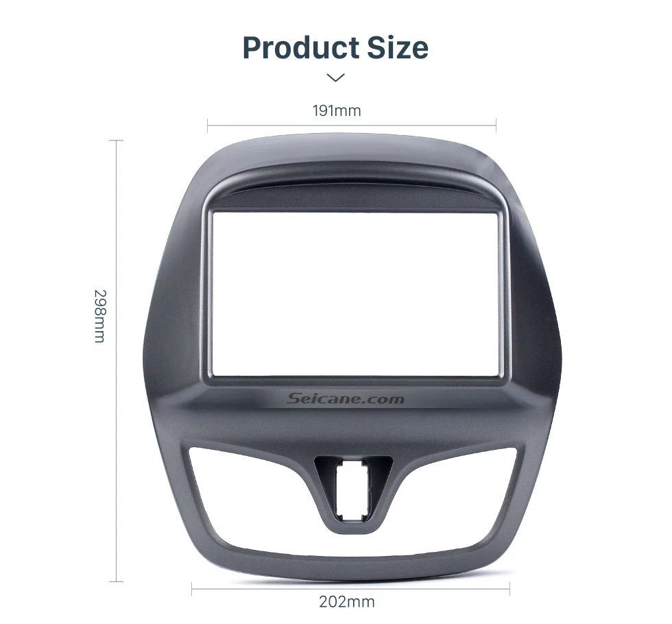 Seicane 2 DIN Автомобильная Радио Рамка фасции тире покрытие для стереосистемы отделка панели для Daewoo Martiz Chevrolet Spark Beat gps навигация