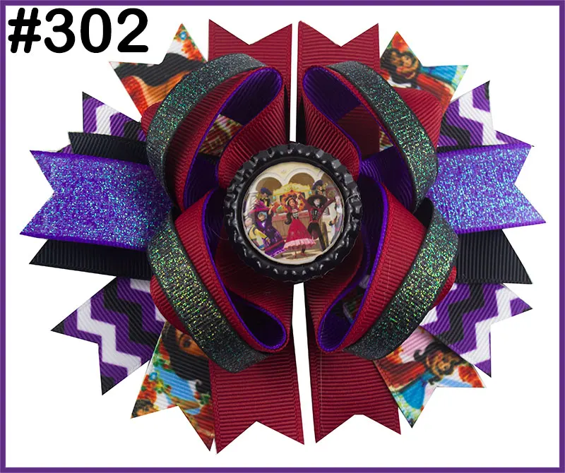 

free shipping 2017 Newest 120pcs halloween boutique hair bows thanksgiving hair bows fall bows turkey candorn corker bows