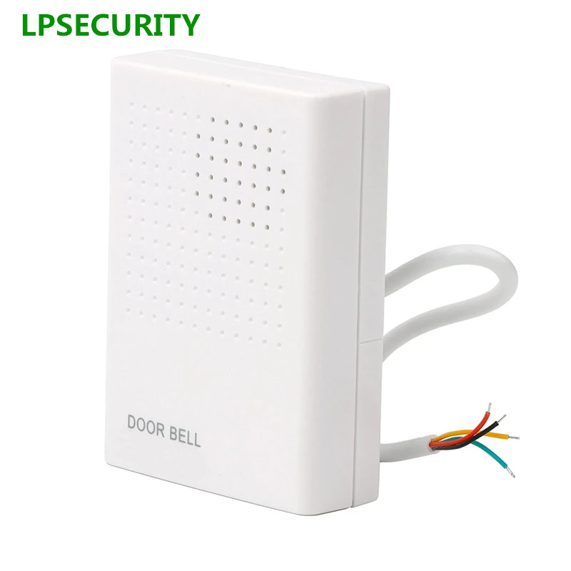 

LPSECURITY 12VDC Wired Doorbell Vocal Chime For Home Office Security Access Control System Door lock