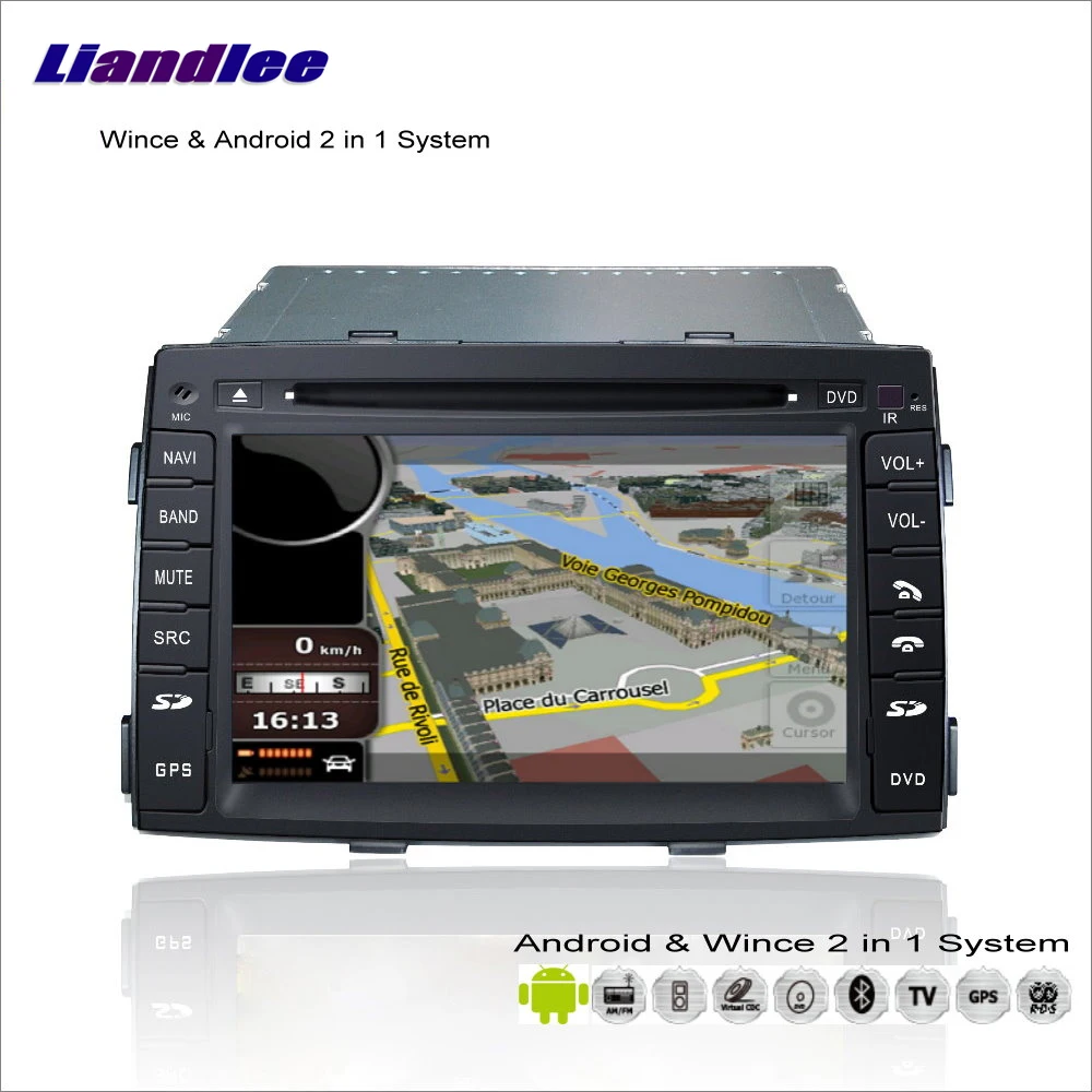 Clearance Liandlee Car Android Multimedia System For KIA Sorento-R 2009~2012 - Radio CD DVD Player GPS Navigation Audio Video S160 System 0