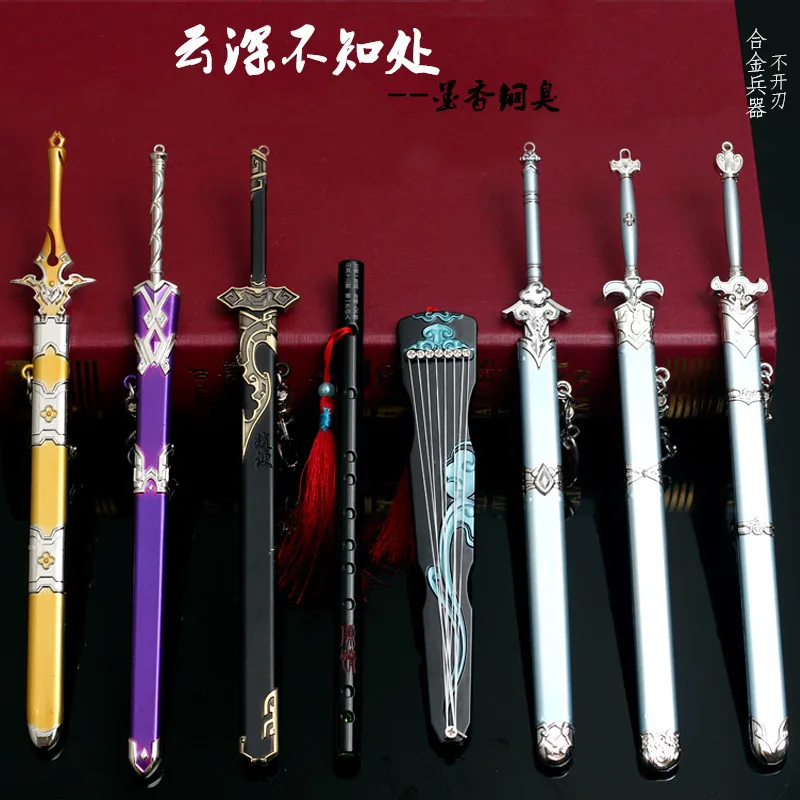 20 типов аниме Mo Dao Zu Shi Wei WuXian Lan бандо WangJi повязка для волос Taenia Grandmaster Demonic оружия модель подвеска «модель»