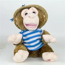 Забавные электронные обезьянки Поющие танцы музыкальные Плюшевые Pet Orangutan интерактивные, образовательные игрушки для детей подарки на день рождения