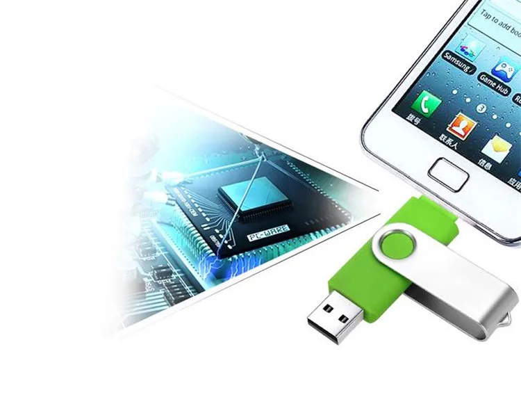 32 ГБ красочные поворачивается OTG Smart Flash Флеш накопитель 32 ГБ OTG memory stick micro usb flash драйвера для смартфон tablet