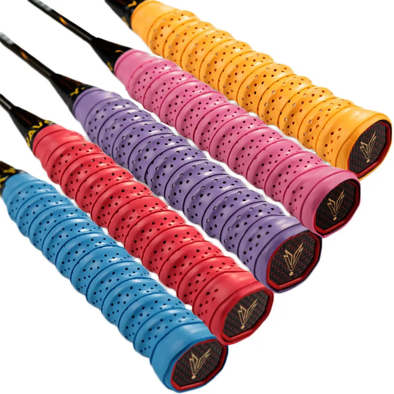 Set 6 Anti-slip Tennis/Badminton/Squash Racket Handle Over Grip Tape Band Wrap 