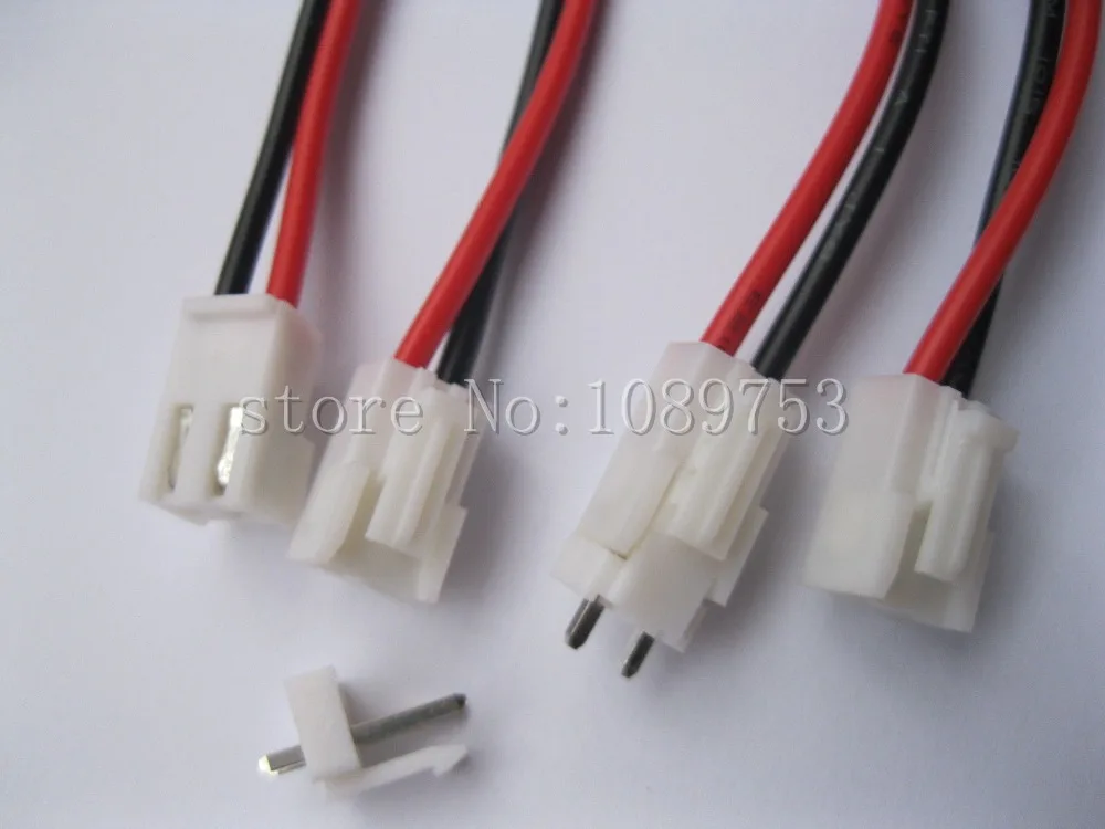 50 шт. VH3.96 3 96 мм 2-контактный женский и мужской контактный разъем 22AWG 200 кабель |
