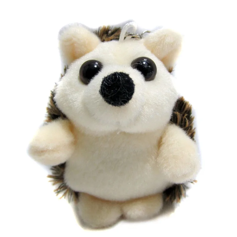 

9cm Lovely Hedgehog Animal Plush Stuffed Toy Pendant Car Bag Key Chain Decor Hot