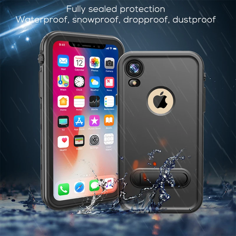Водонепроницаемый чехол для iPhone XR противоударный плавания и дайвинга подводный