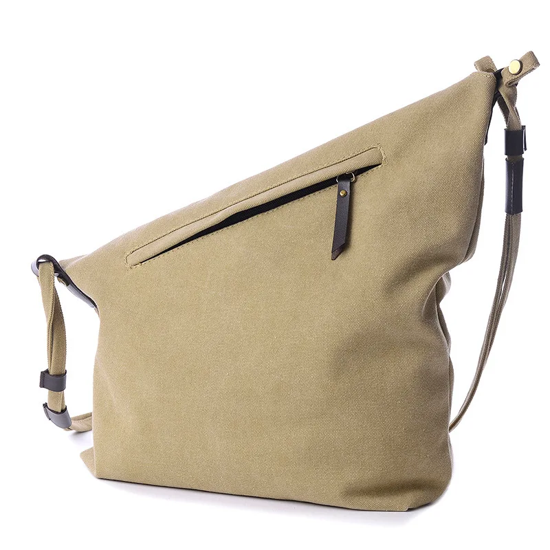 

2017 new canvas shoulder bag handbag casual crazy horse leather Messenger bag handbag shoulder bag