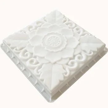 

Emblem flower Shadow Antique wall Brick Floor tile Concrete Paving mould Garden building cement path pavement molds