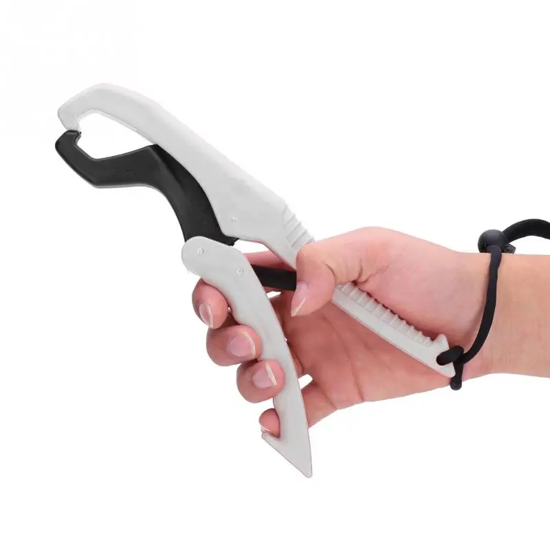 

Practical Fishing Gripper Gear Tool Fish Grabber Plier Controller ABS Grip Tackle Holder Fish Clamp with Adjustable Rope