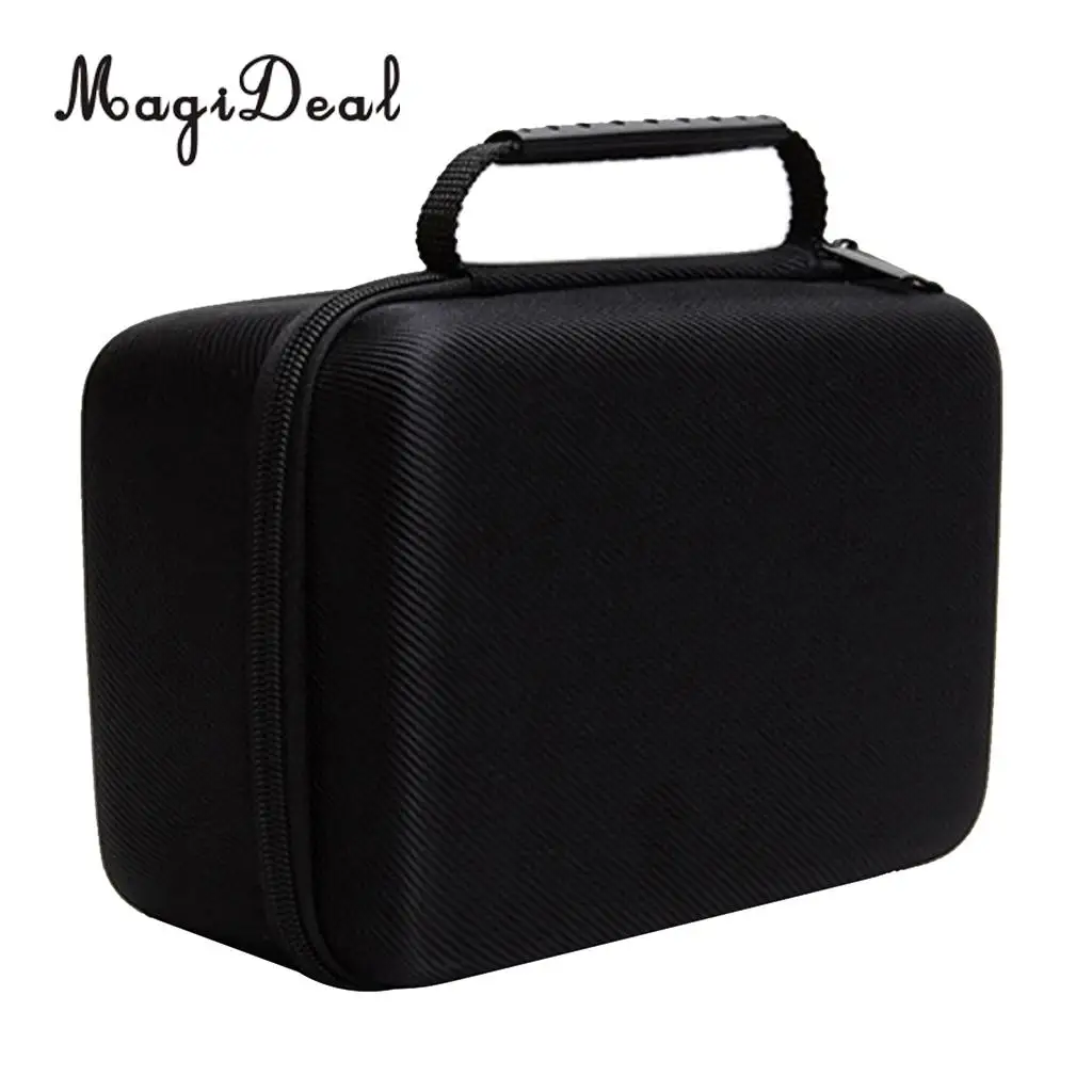 Electronics Travel Organizer Storage Bag for Accessories Cable Cord EVA Black Large 