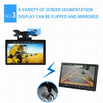 

HD 800*480 TFT Color LCD Screen Car Rear View Camera Monitor for Rear View Camera Auto Parking Backup Reverse Monitor System