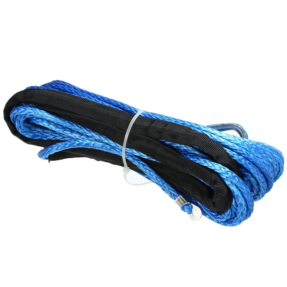 

1/4'' x 50' 7000lbs Synthetic Winch Rope Cable Line High Strength Synthetic Winch Rope For ATV UTV Off-road Blue