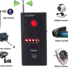 Анти подслушивающее устройство беспроводной полный диапазон все-круглый gps CCTV сигнала дефектоскоп IP Объектив GSM лазерные искатели US Plug