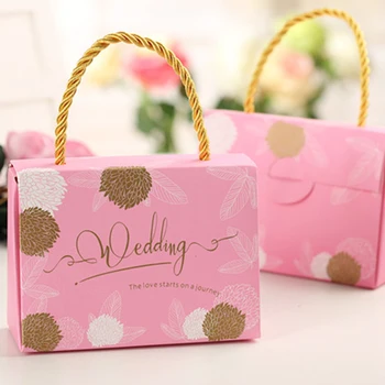 

wedding party decorations Paper gift candy box gift bag упаковка подарочная коробка small plastic bags licorne anniversaire 50pc
