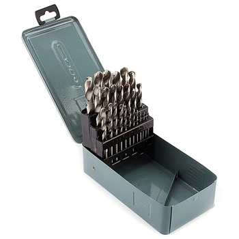 

25Pcs/Set 1Mm - 13Mm Drilling Bit Hss High Speed Steel Drill Bits Set Woodworking Drills Power Tools