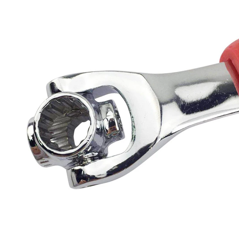 Tiger Wrench 48 in 1 Tools Socket Works with Spline Bolts Torx 360 Degree 6-Point Universial Furniture Car Repair 25cm