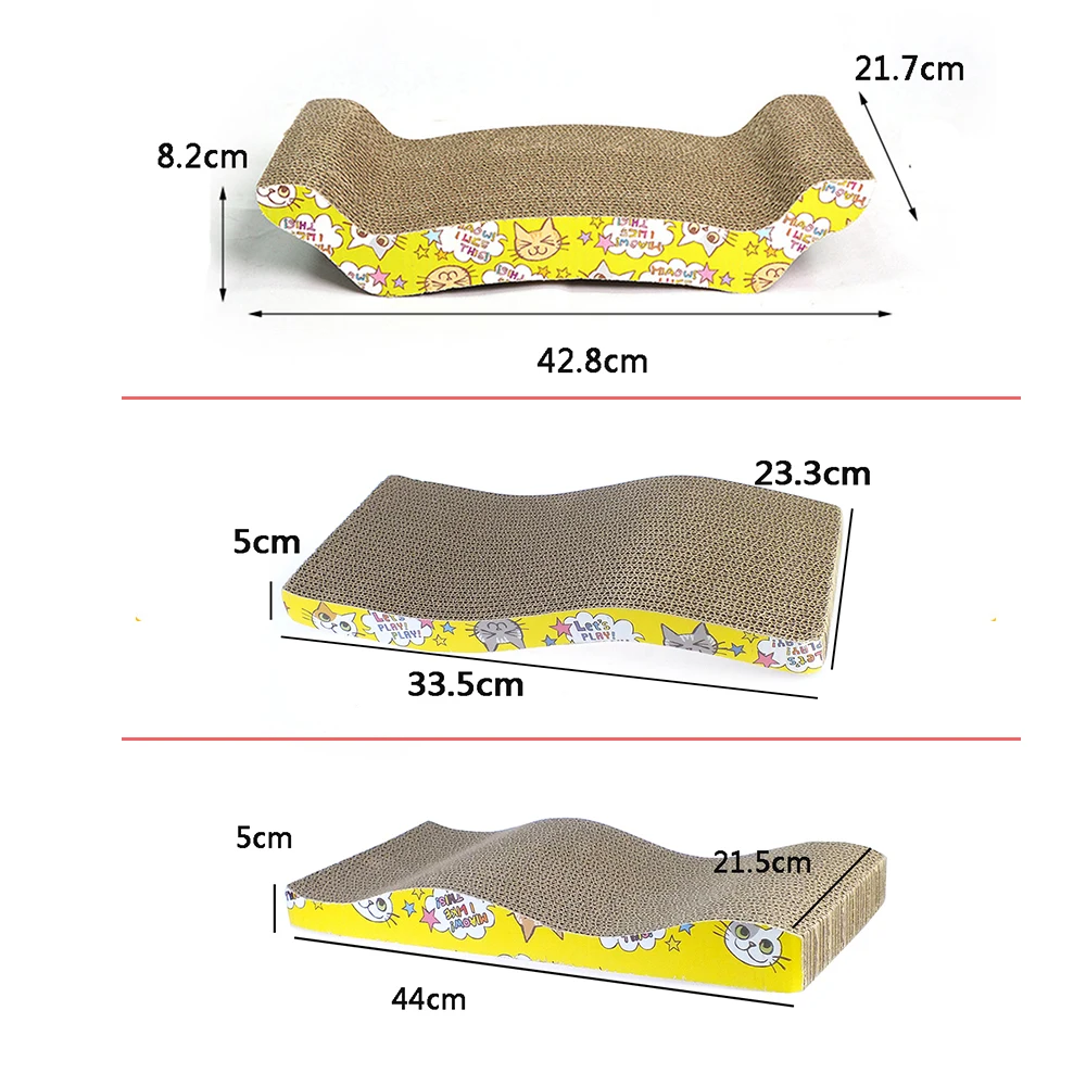 Когтеточка для домашних животных гофрированная бумажная доска домик для кошек Когтеточка для кошек товары для домашних животных LY0004