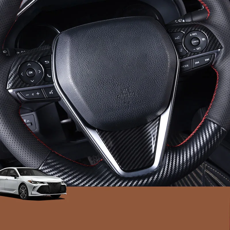 

steering wheel Sequin decoration Patch Bright strip Interior Modification Car accessories For Toyota AVALON 2019 2020