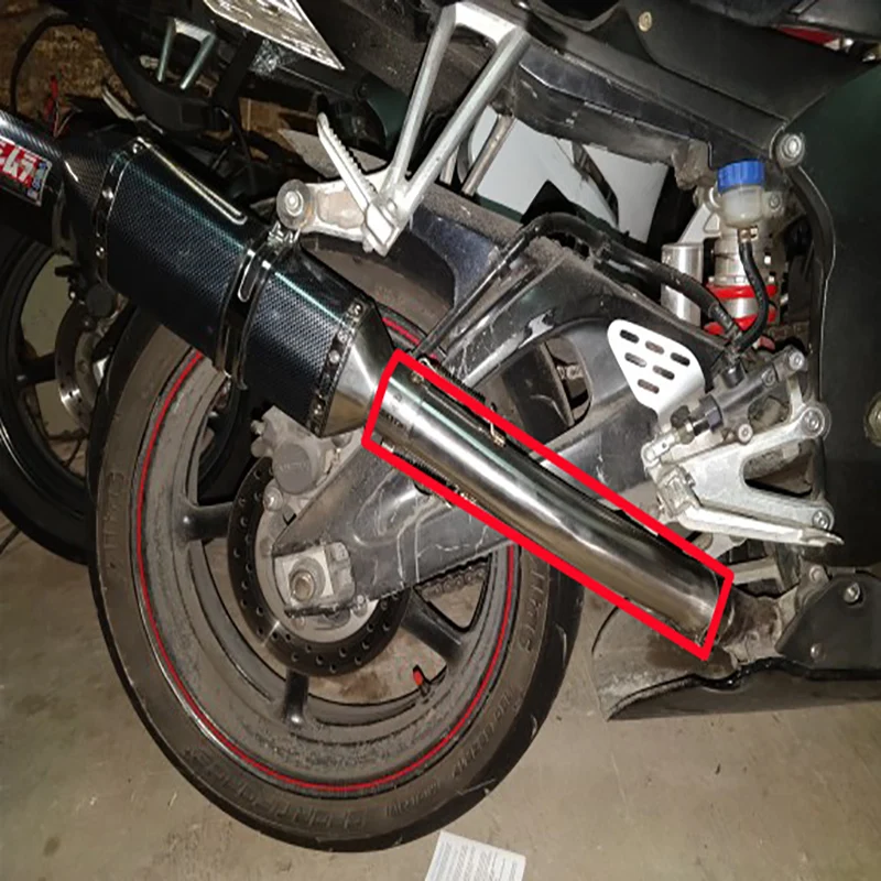 Для Yamaha R6 1998-2005 выхлопных среднего выхлопной трубы 51 мм мотоцикл выхлопной глушитель труба среднего звена мотобайк Escape изменение слипоны