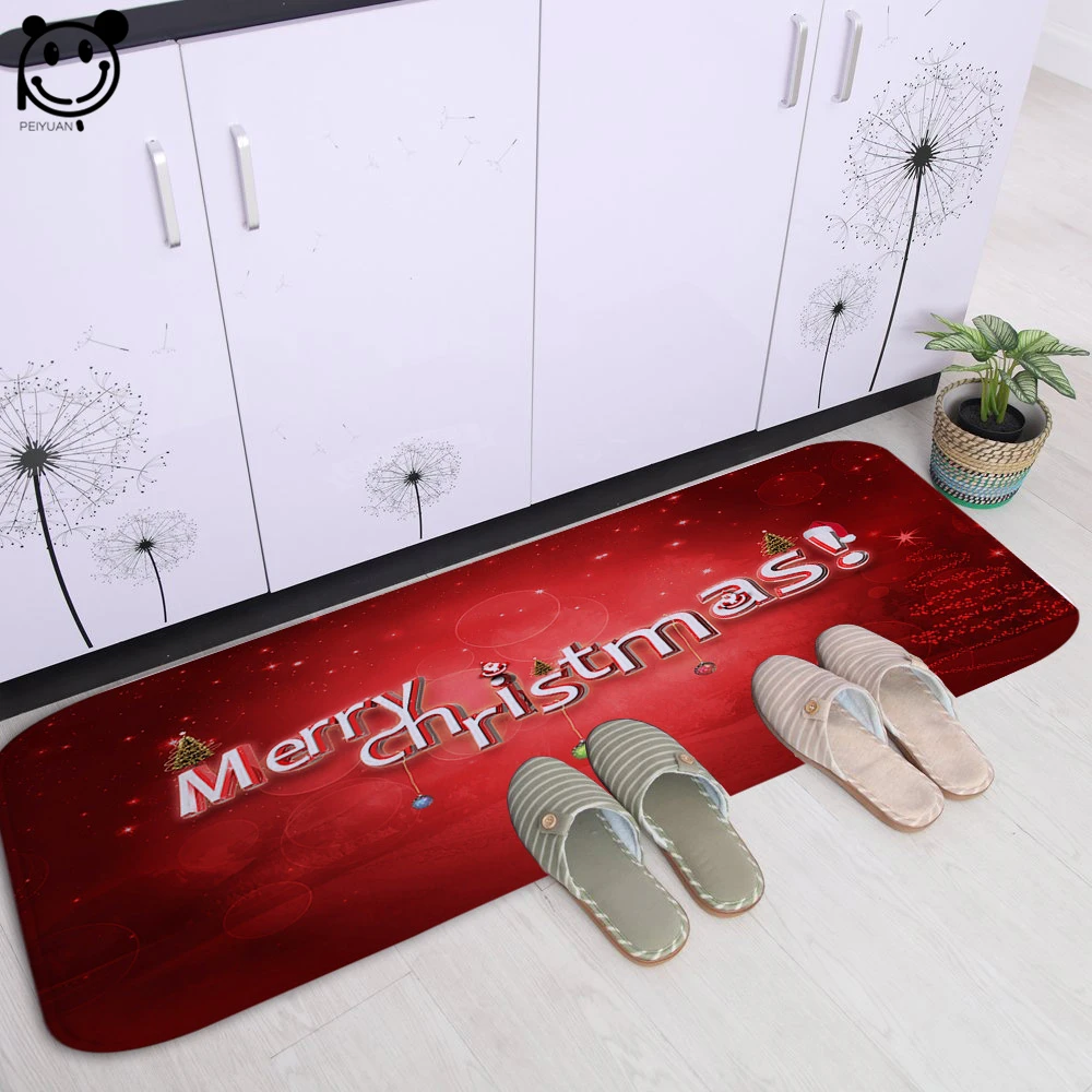 PEIYAUN мультфильм красный и синий с надписью &quotMerry Christmas&quot мягкий фланелевый