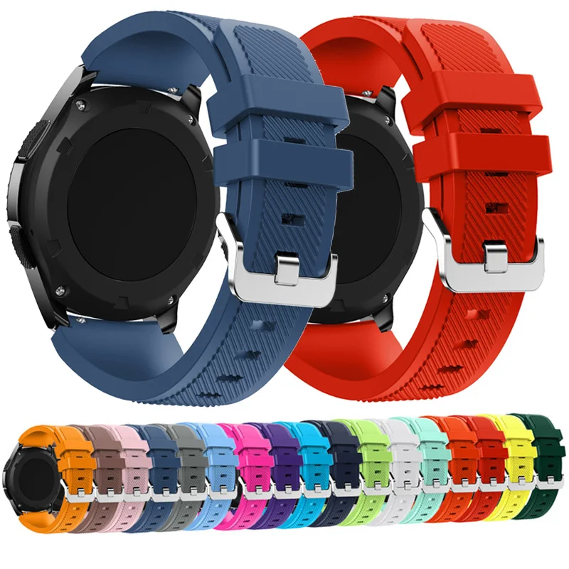 

22mm Wrist Strap for Huawei Watch GT Silicone Watch Bands For Honor watch Magic Replacement Bracelet Band Smart Watch Accessory