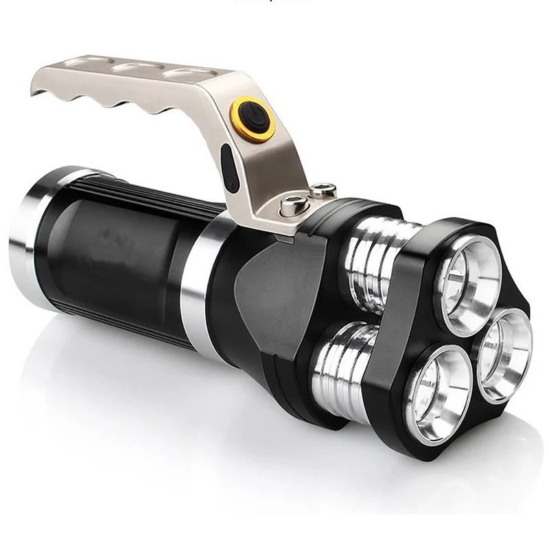 

90000 LM 3X XM-L T6 LED Flashlight Rechargeable Torch 18650 Lamp Light Camping T