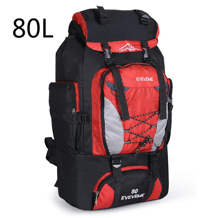 

2019 Backpacks 80L Camping Hiking Backpack Bag Outdoor Sports Bags Travel Waterproof Shoulder Men Climbing Fishing Rucksack