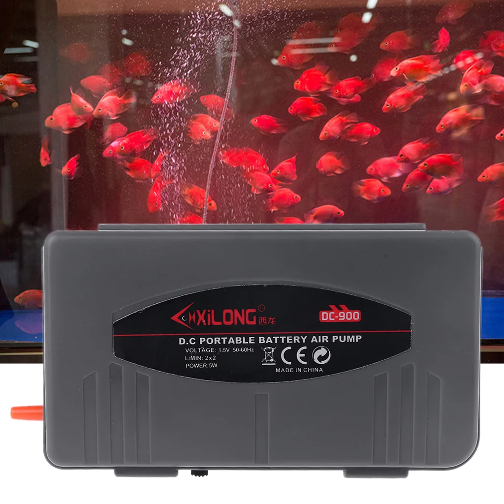 5 Вт аквариум на батарейках воздушный насос для аквариума кислородный аэратор с воздушным камнем для аквариума