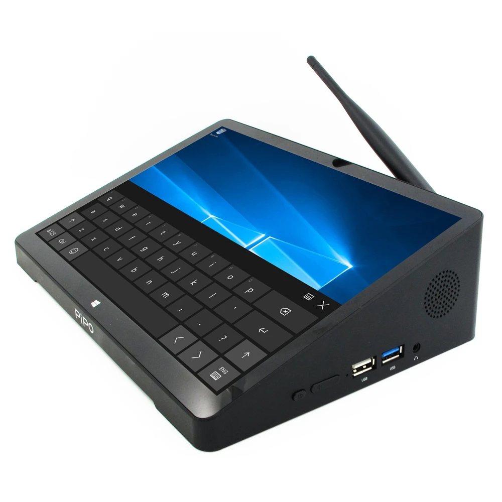 Pipo X10 PRO Mini PC Windows10 Intel Z8350 Четырехъядерный 4G 64G 10,8 дюймовый планшет ips PC 1000 Мбит/с BT4.0 умный медиаплеер