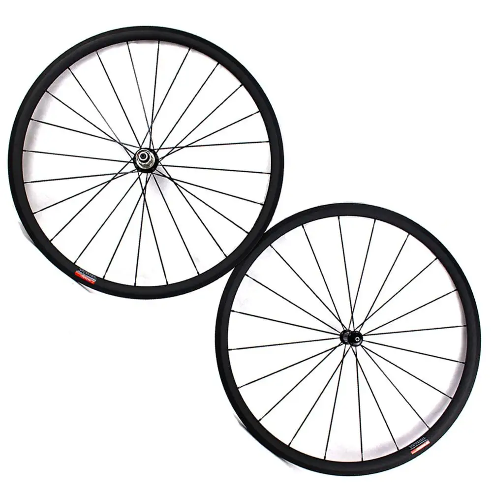 Super light Carbon Road bike wheelset 30mm 700C clincher Carbon fiber