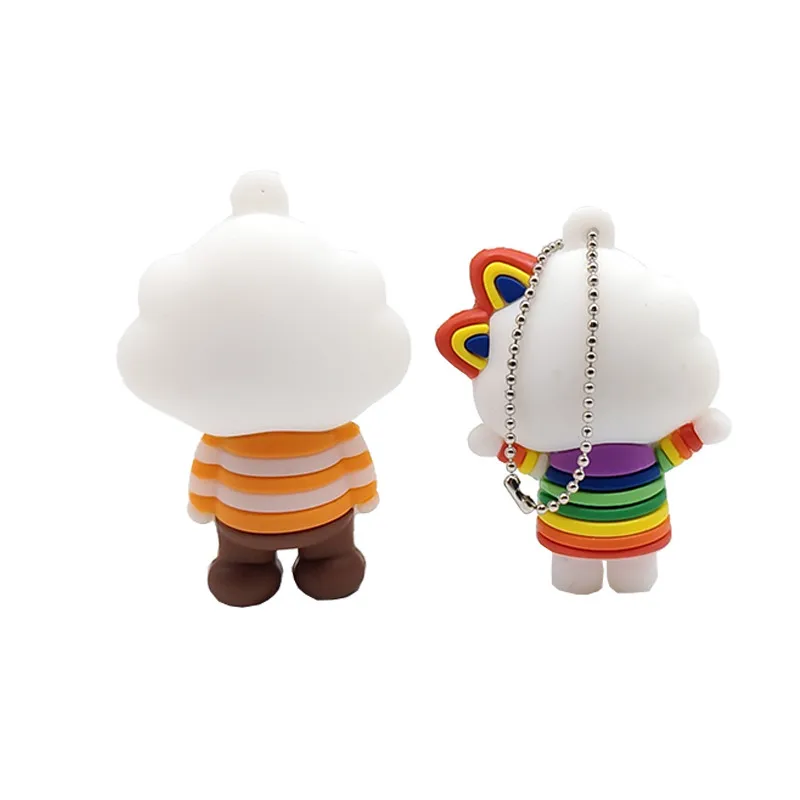 pendrive cartoon usb flash drive 128gb 64 gb 32 gb memory stick usb disk high speed two color for choose memory  flash drive
