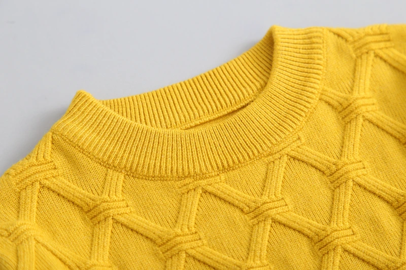 Новая одежда на возраст от 2 до 7 лет вязаный свитер для маленьких мальчиков и девочек осенняя одежда для маленьких детей, Свитера Зимний пуловер для малышей, 005