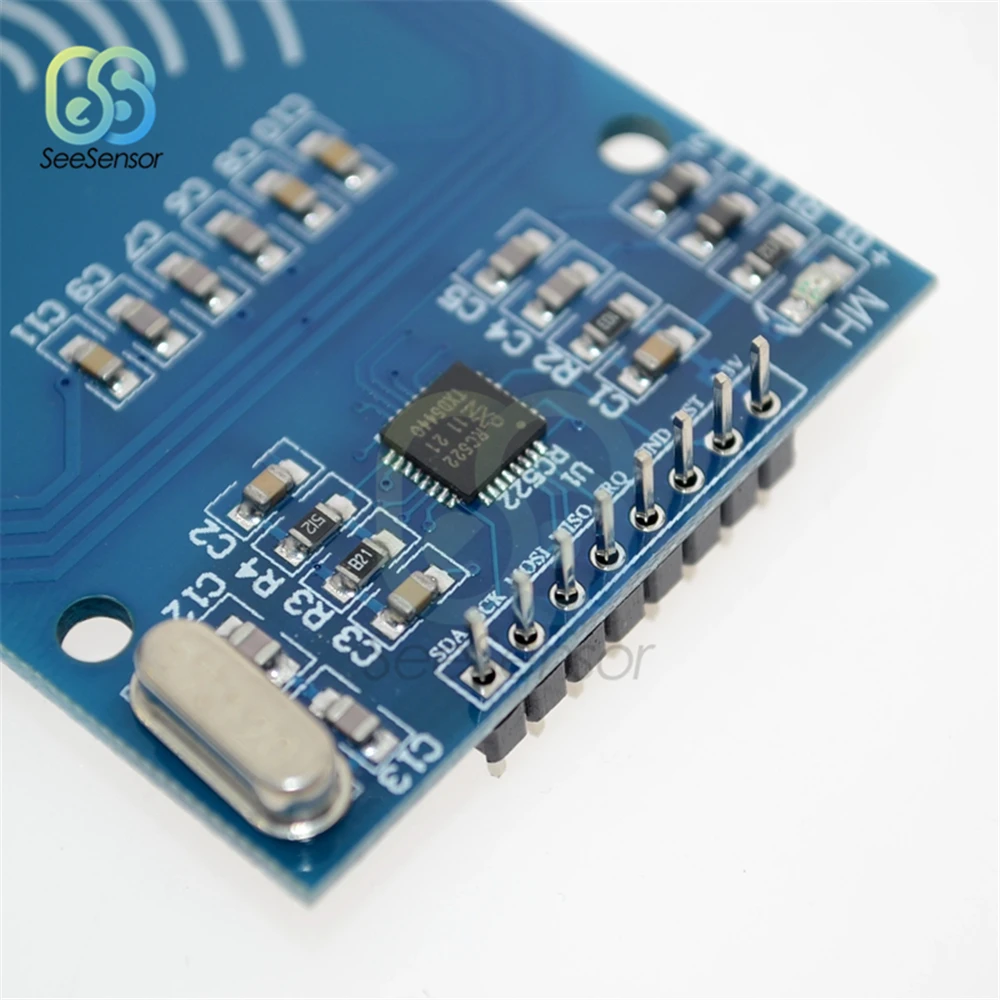 RFID модуль MFRC-522 RC-522 RC522 наборы S50 13,56 МГц 6 см SPI запись и чтение писатель распознаватель смарт-карты для arduino