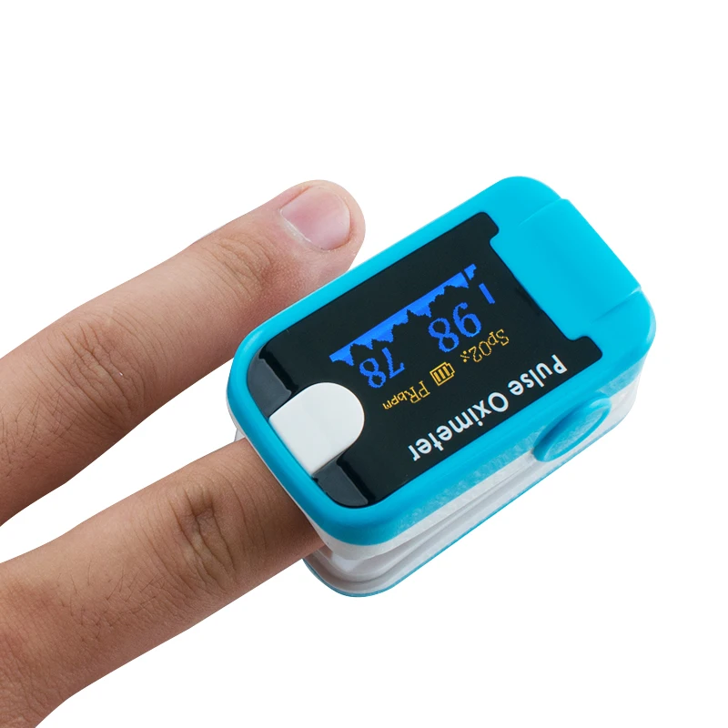 New Portable OLED Display With Beep Sound Pulse Rate Heart Monitor