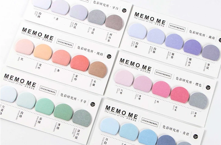 

Study color sticky note memo pad(1pack)