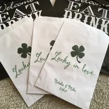 Пользовательская удача в любви ребенок душ попкорн конфеты буфет леденец сумки пол раскрывает пекарня печенья goody подарок сувениры пакеты