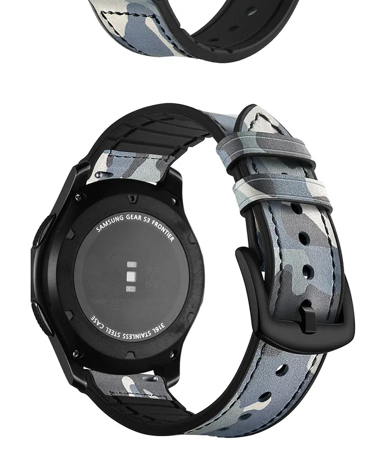Geuine Leather with silicone wathc band        kol saati   For Apple series  (11)