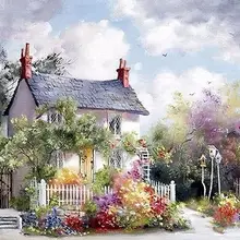 Лес осенний пейзаж DIY живопись по номерам картина на стене ручная роспись маслом на белье для художественного творчества 40x50 см