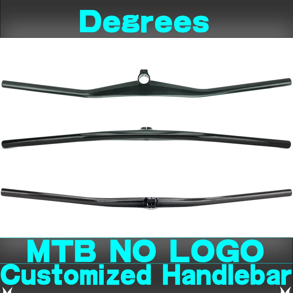UD Custom Чемпион короткий стволовый MTB велосипедный руль 6 градусов цельный