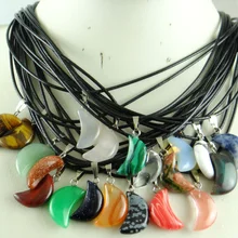 Натуральный Камень Бирюза кварц кристалл тигровый глаз lapis луна кулон для diy ювелирных изделий ожерелье аксессуары