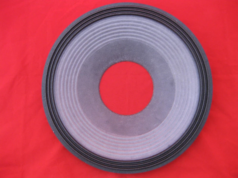 

2 pcs 12 inch 12" 3 wave (3 line) cloth surround paper cone Subwoofer bass Speaker loudspeaker (100 mm center hole) depth: 45mm