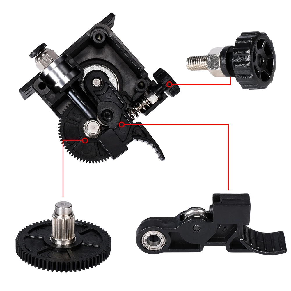 BIGTREETECH تيتان الطارد مجموعات ل تيتان بالكامل الطارد 1.75mm + Nema17 محرك متدرج + V6 بودين الطارد ل 3D طابعة أجزاء